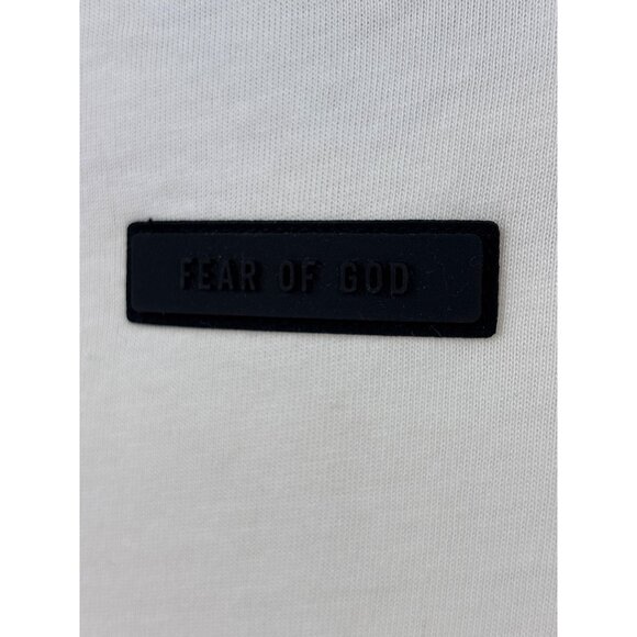 Fear of God Essentials 3/4 T-Shirt Sleeve Dress Cream Cloud Dancer Large NEW - Picture 6 of 10